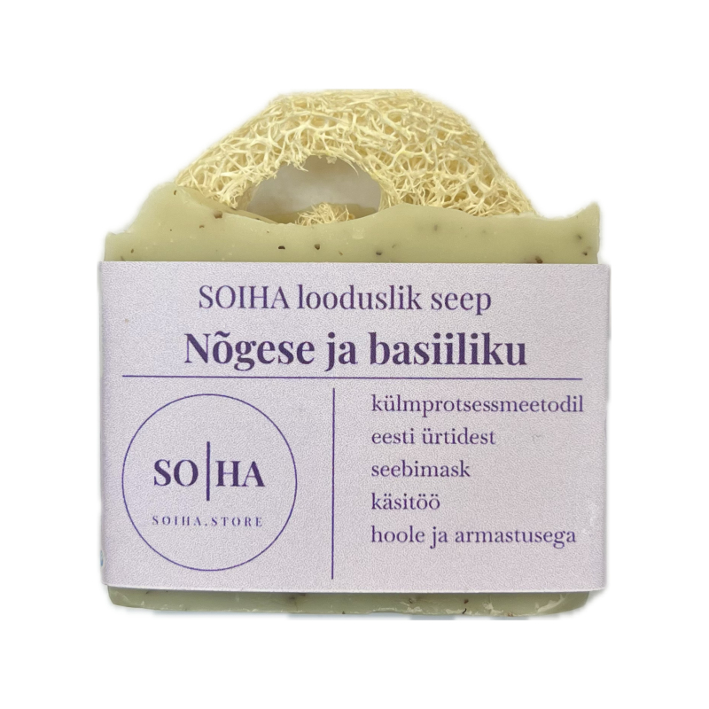 SOIHA Nõgese ja basiiliku seep 