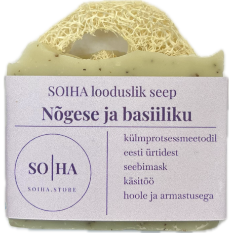 SOIHA Nõgese ja basiiliku seep 