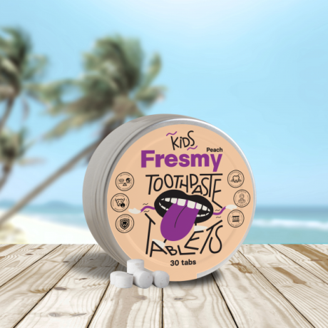 Fresmy hambapesutabletid virsikumaitselised lastele, 30 tk 