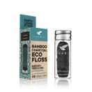 TreeBird Bamboo Charcoal Floss (1 klaastops + 1 rull)