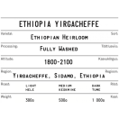 KOKOMO kohvioad Ethiopia Yirgacheffe