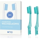 TIO bioplastikust hambaharja vahetusotsikud (roheline medium soft)