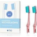 TIO bioplastikust hambaharja vahetusotsikud (roosa soft)